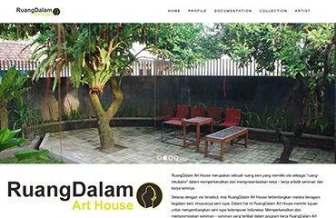 ruangdalamart website petaniwebsite jasa website gallery seniman galeri seni art keren jasa kelola website upload foto tulisan terjemahan