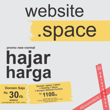 promo space bangun web